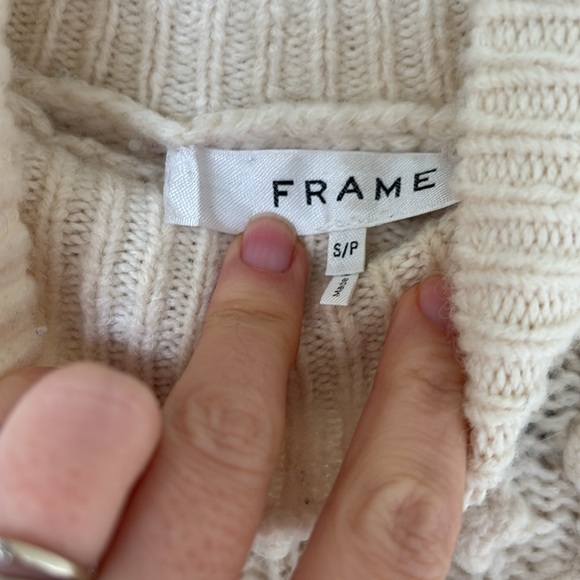 Frame sweater Wool mix sz S - Picture 5 of 6